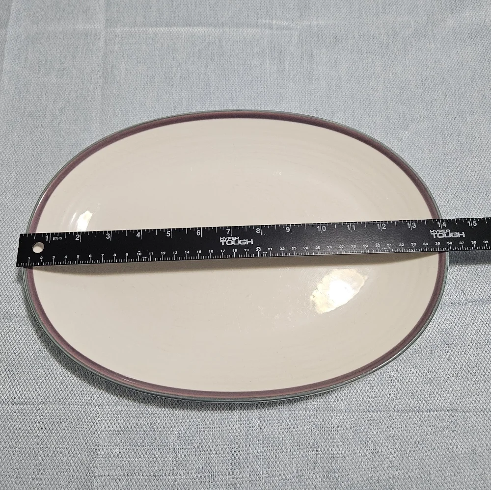 Pfaltzgraff Vintage Juniper Oval‎ Serving Platter Stoneware Dinner USA 14